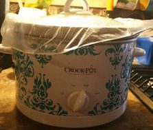 We use the crockpot and induction plate to have hot meals with little propane usage.